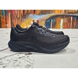 Hoka One Rincon 4 Triple Black Size 9.5D US Men's Running Shoes